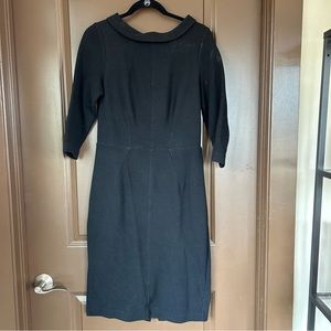 Boden “Ottoman” Fabric Dress - Size 10R — black